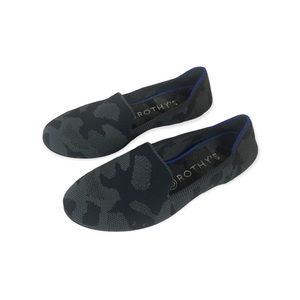 Rothy's Black Camouflage Flats